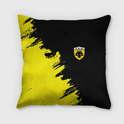 Подушка квадратная AEK sport color yellow