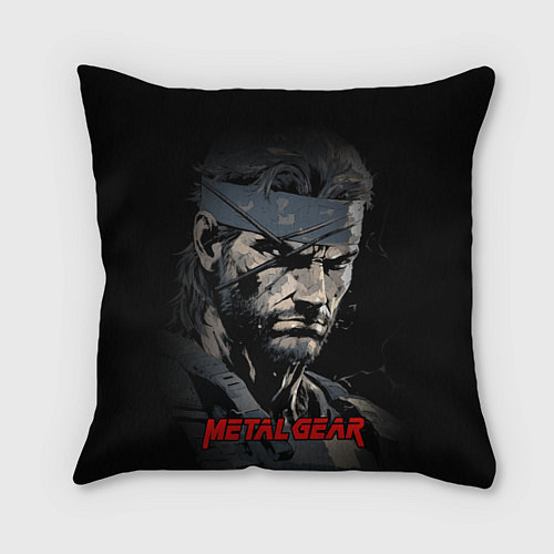Подушка квадратная Metal gear Venom Snake / 3D-принт – фото 1