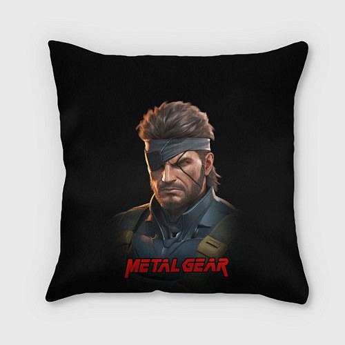 Подушка квадратная Веном Снейк из игры Metal gear / 3D-принт – фото 1