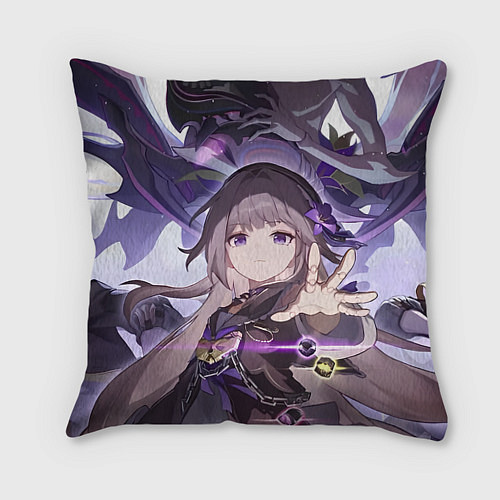 Подушка квадратная Honkai Star Rail Herta / 3D-принт – фото 1