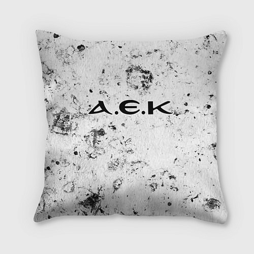 Подушка квадратная AEK Athens dirty ice / 3D-принт – фото 1