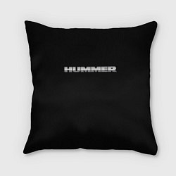 Подушка квадратная Hummer logo