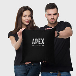 Подушка квадратная Apex legends logo, цвет: 3D-принт — фото 2