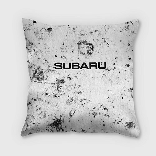 Подушка квадратная Subaru dirty ice / 3D-принт – фото 1
