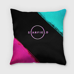 Подушка квадратная Starfield neon