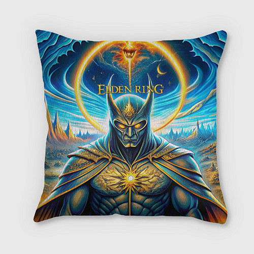 Подушка квадратная Elden Ring темный рыцарь / 3D-принт – фото 1