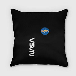 Подушка квадратная NASA logo usa space, цвет: 3D-принт