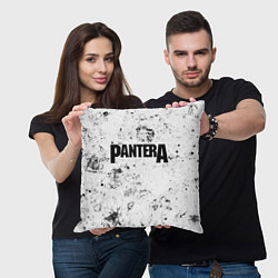 Подушка квадратная Pantera dirty ice, цвет: 3D-принт — фото 2