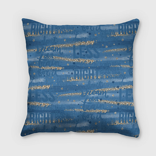 Подушка квадратная Фитнес графика / 3D-принт – фото 1