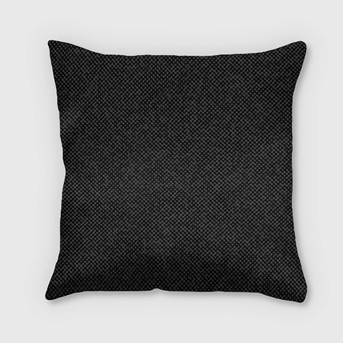 Подушка квадратная Текстурированный чёрно-серый / 3D-принт – фото 1