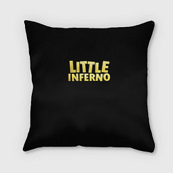 Подушка квадратная Little Inferno roglike, цвет: 3D-принт