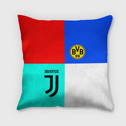 Подушка квадратная Juventus x Borussia
