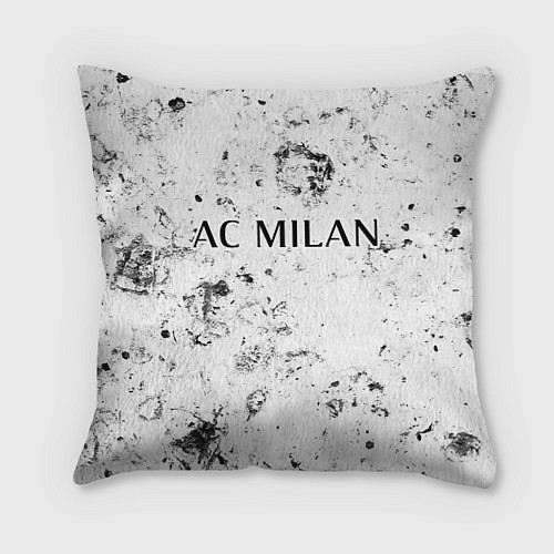 Подушка квадратная AC Milan dirty ice / 3D-принт – фото 1