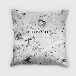 Подушка квадратная Aston Villa dirty ice, цвет: 3D-принт