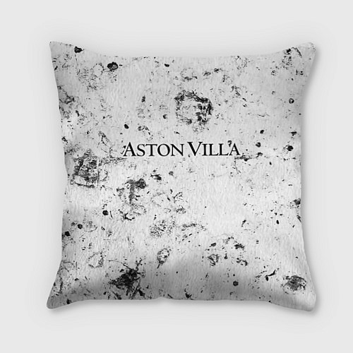 Подушка квадратная Aston Villa dirty ice / 3D-принт – фото 1