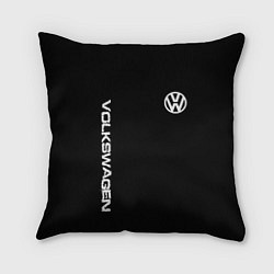 Подушка квадратная Volkswagen logo white