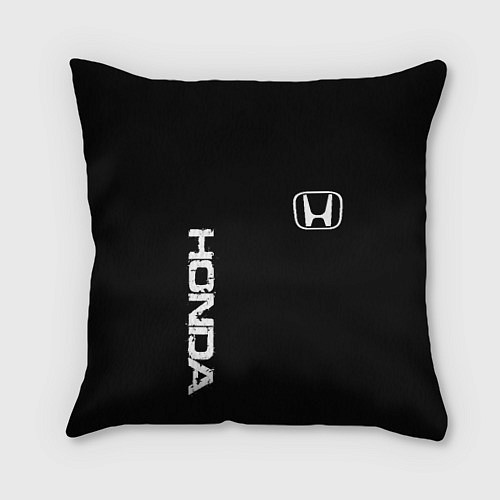 Подушка квадратная Honda white logo auto / 3D-принт – фото 1