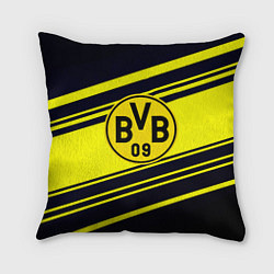 Подушка квадратная Borussia sport geometry