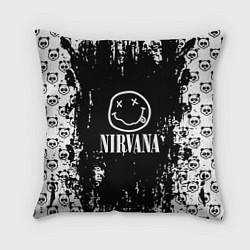 Подушка квадратная Nirvana teddy, цвет: 3D-принт