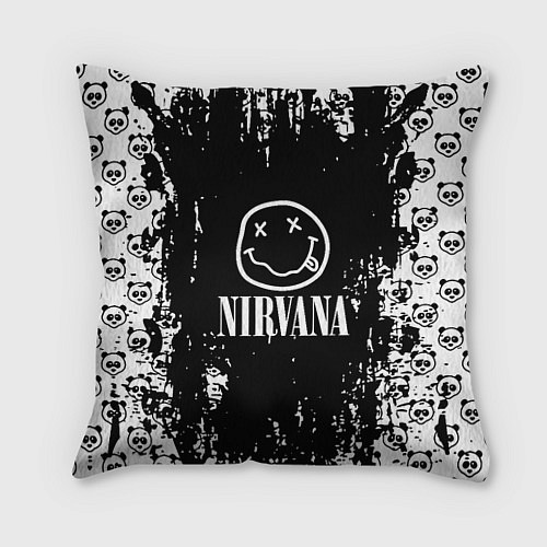 Подушка квадратная Nirvana teddy / 3D-принт – фото 1