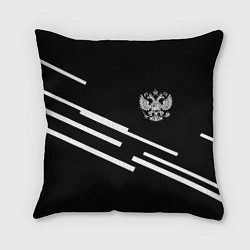 Подушка квадратная Россия геометрия спорт