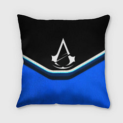 Подушка квадратная Assassins Creed logo abstergo