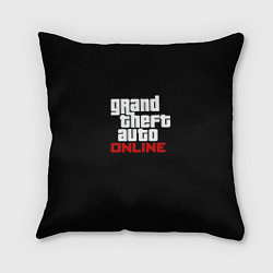 Подушка квадратная GTA online logo