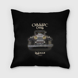 Подушка квадратная Классические автомобили Cadillac LaSalle, цвет: 3D-принт
