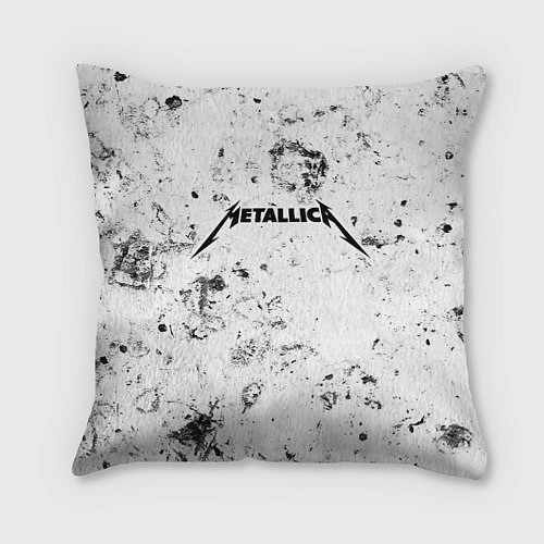 Подушка квадратная Metallica dirty ice / 3D-принт – фото 1