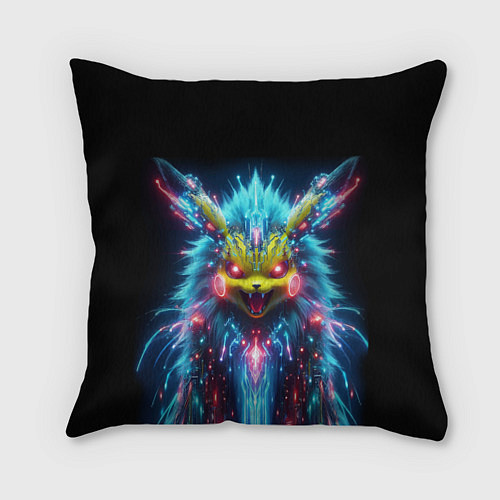 Подушка квадратная Terrible Pikachu - nightmare / 3D-принт – фото 1