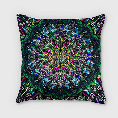 Подушка квадратная Поганки / 3D-принт – фото 1