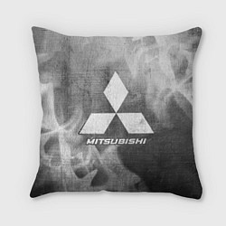 Подушка квадратная Mitsubishi - grey gradient