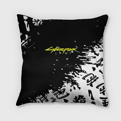 Подушка квадратная Cyberpunk 2077 japan, цвет: 3D-принт
