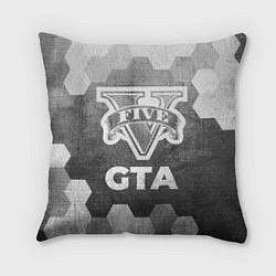 Подушка квадратная GTA - grey gradient