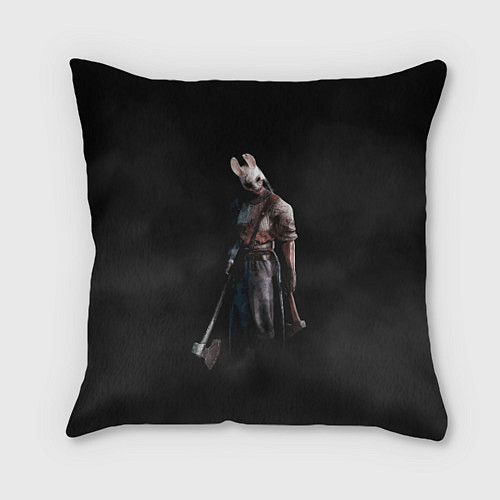 Подушка квадратная Dead By Daylight - Охотница / 3D-принт – фото 1