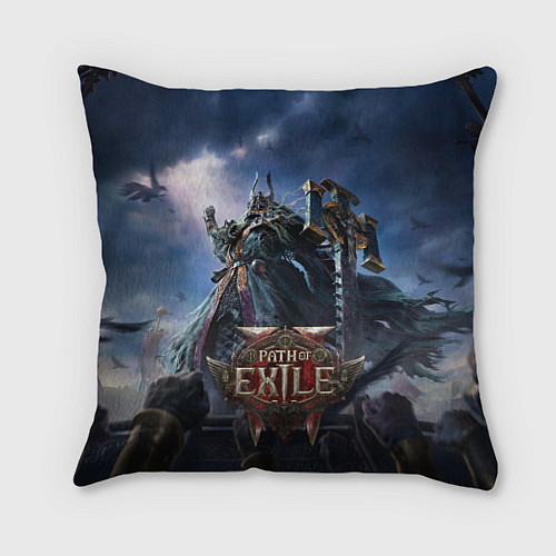 Подушка квадратная Люмериус Path of exile 2 / 3D-принт – фото 1