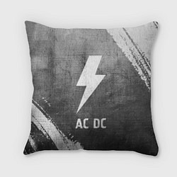 Подушка квадратная AC DC - grey gradient