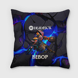 Подушка квадратная Deadlock logo and Bebop