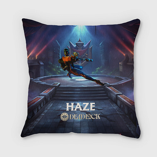 Подушка квадратная Haze Deadlock / 3D-принт – фото 1