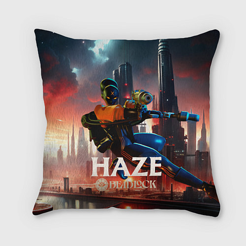 Подушка квадратная Мгла Deadlock / 3D-принт – фото 1