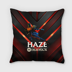 Подушка квадратная Deadlock Haze Мгла, цвет: 3D-принт