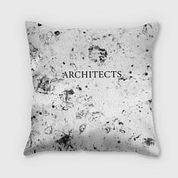 Подушка квадратная Architects dirty ice, цвет: 3D-принт