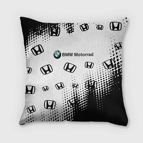 Подушка квадратная BMW x honda pattern / 3D-принт – фото 1