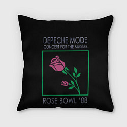 Подушка квадратная Depeche Mode - Rose Bowl, цвет: 3D-принт