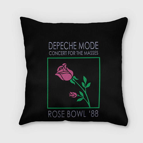 Подушка квадратная Depeche Mode - Rose Bowl / 3D-принт – фото 1