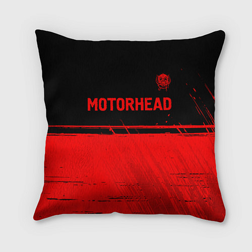 Подушка квадратная Motorhead - red gradient посередине / 3D-принт – фото 1