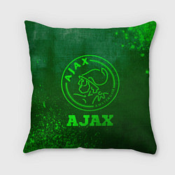 Подушка квадратная Ajax - green gradient