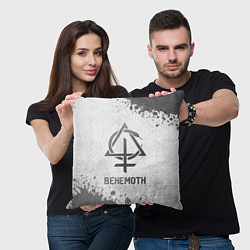 Подушка квадратная Behemoth - white gradient, цвет: 3D-принт — фото 2