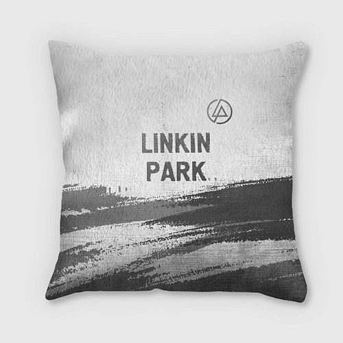 Подушка квадратная Linkin Park - white gradient посередине / 3D-принт – фото 1