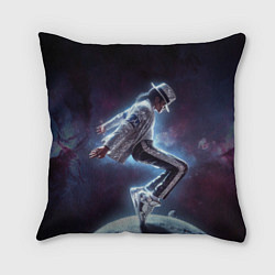 Подушка квадратная Michael Jackson on the moon